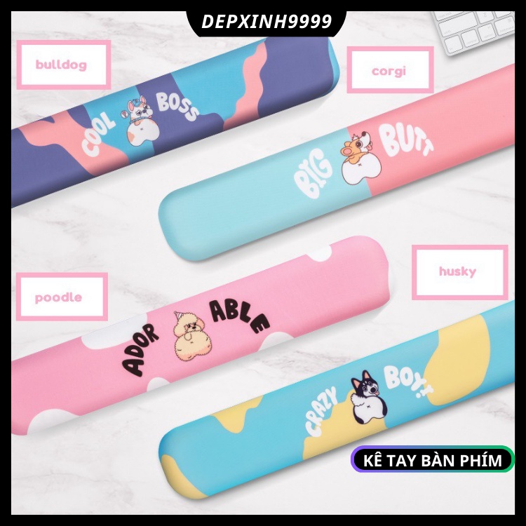 Kê tay bàn phím full 50 mẫu bằng silicon siêu mềm siêu hót giúp hoạt động thao tác tay tốt hơn bảo hành 1 đổi 1