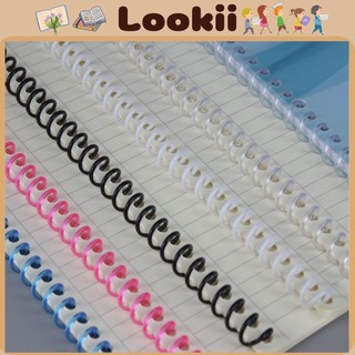 Thanh còng nhựa lò xo Lookii đường kính 13mm , binder gáy lò xo nhựa