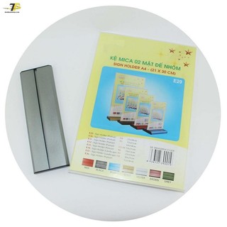 Kệ mica 2 mặt A4 đứng E29, 21x30 cm