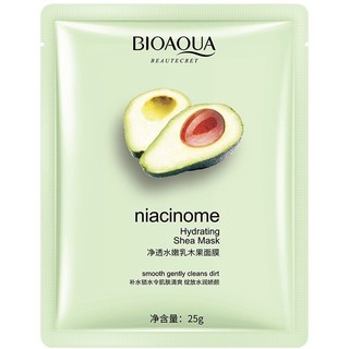 Mặt nạ bơ dưỡng trắng, dưỡng ẩm bioaqua