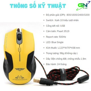 Chuột chơi game có dầy Newmen G7+