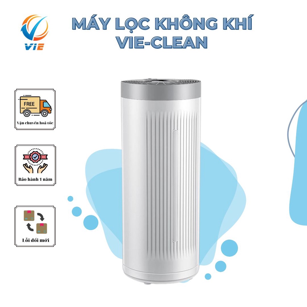 Máy lọc không khí Vie-Clean cho không gian 35-50m2 tích hợp phun sương tạo ẩm