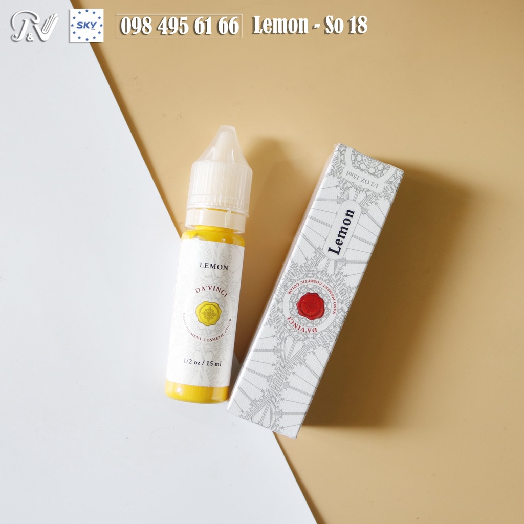 Set 3 Màu Vàng + Da + Cam Davinci