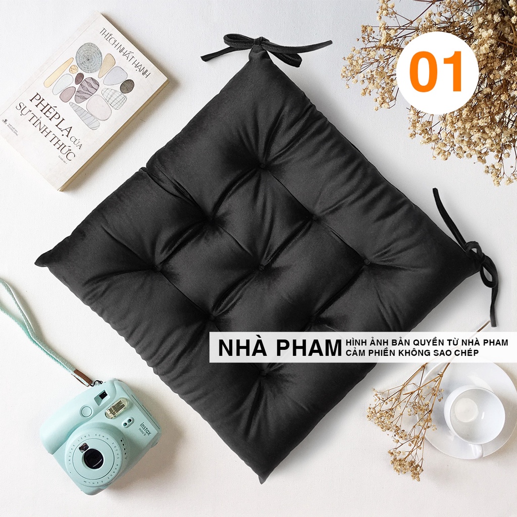 Đệm Vuông Ngồi Bệt Vải NHUNG
