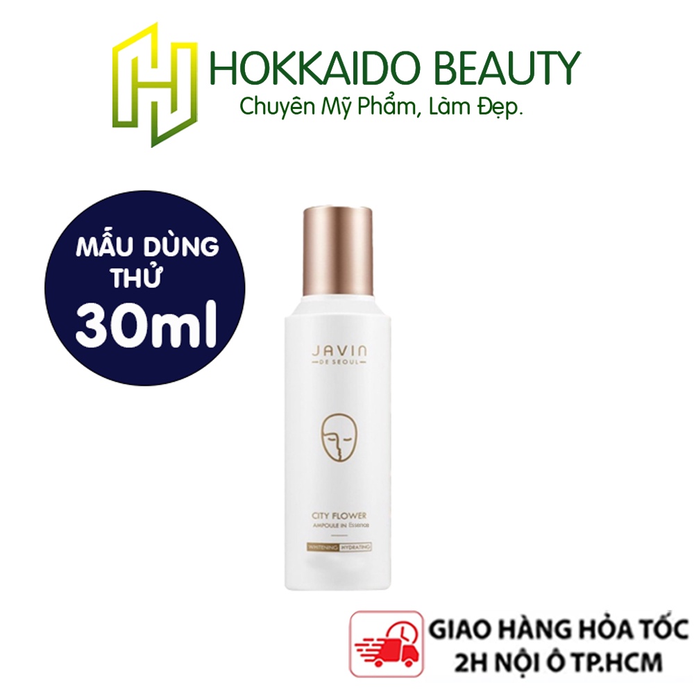 Tinh Chất Dưỡng Da Javin De Seoul Essence City Flower Fluid tái tạo da chuyên sâu Hàn Quốc 30ml
