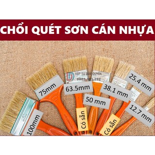 Chổi quét sơn cán nhựa Quang Huy 1/1.5/2/2.5/3/4 inch