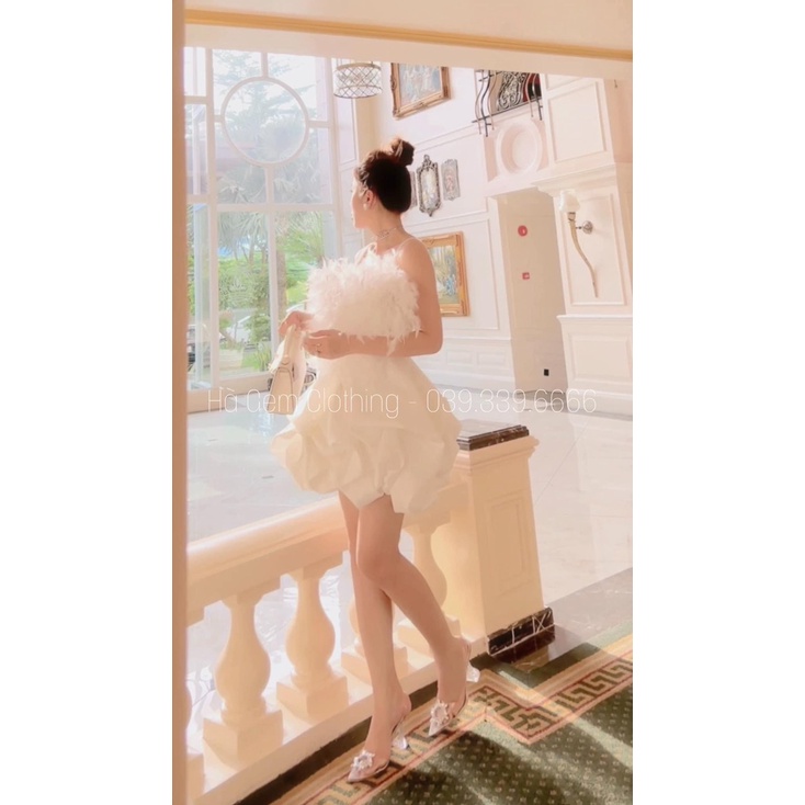 ĐẦM LÔNG VŨ XÒE ASHYLEY