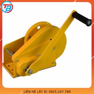Tời quay tay tự khóa 1800lbs, tời quay tay tải kéo 817kg tải nâng 330kg , cáp thép 5 ly dài 20 mét - cáp thép thái bình