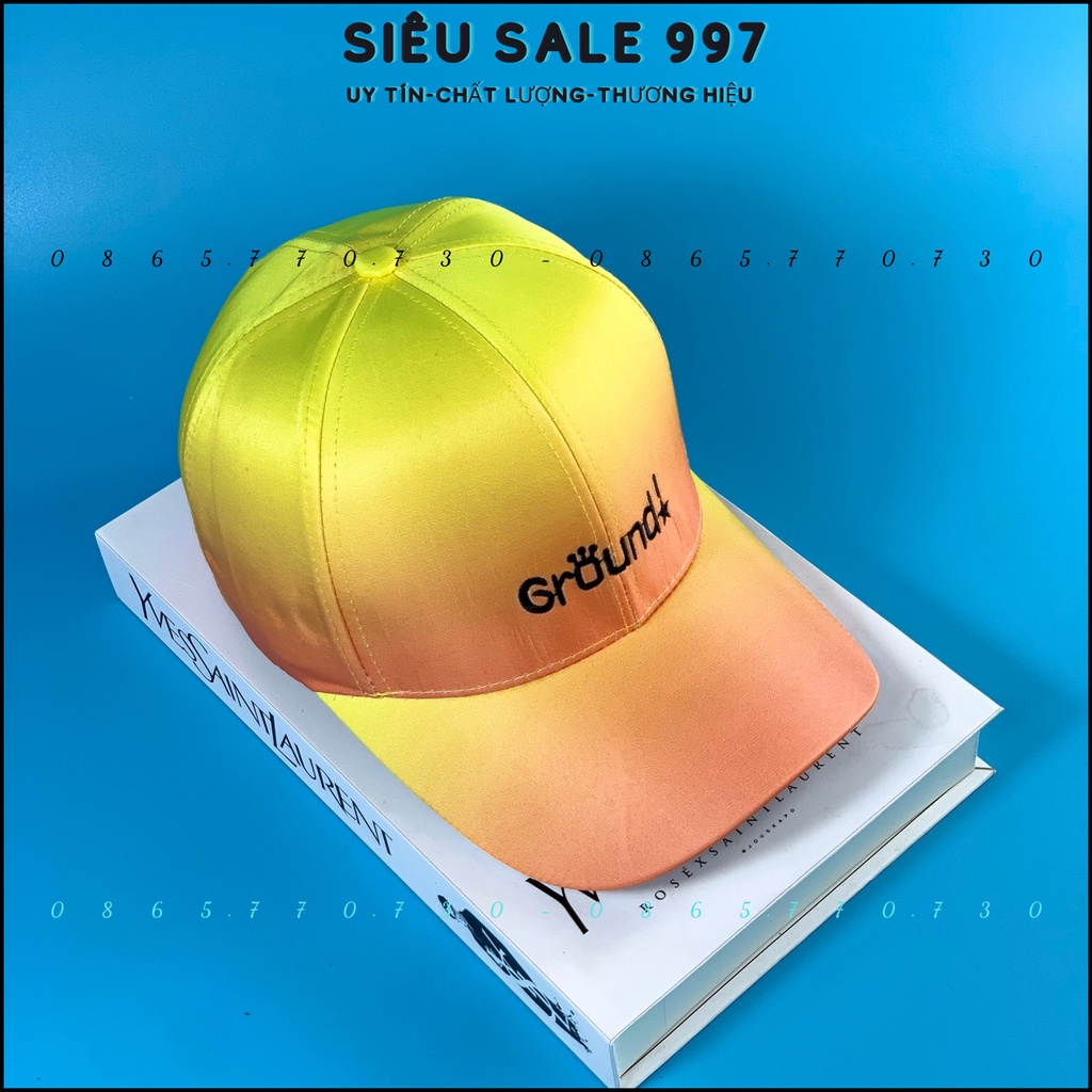 NÓN KẾT THÊU GROUND LOANG MÀU SIÊU ĐẸP FORM CHUẨN UNISEX NAM NỮ CÁ TÍNH