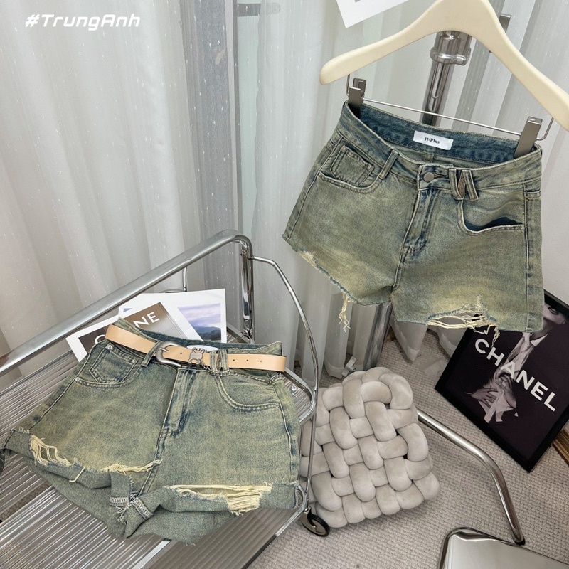 Quần sooc ce line kèm belt hàng QC L1