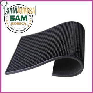 Thảm Bar Cao Su Size 8x60Cm Màu Đen