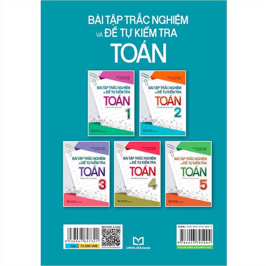 Sách - Bài tập trắc nghiệm và đề tự kiểm tra toán 2 - Bổ trợ kiến thức SGK - MLB75