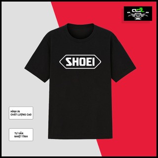 Áo thun Đen - Trắng - logo Shoei chất đẹp