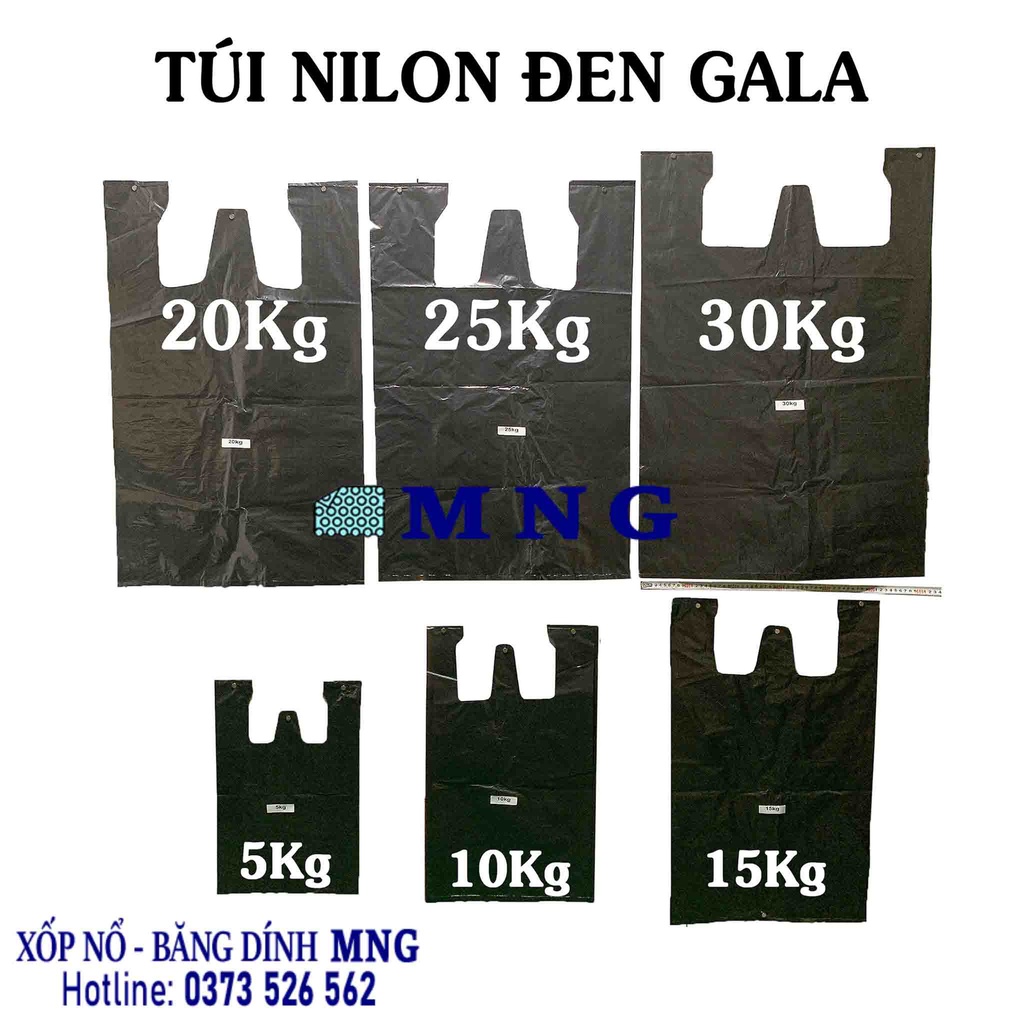 Túi nilon đen, túi bóng đen đẹp GALA MINH SƠN