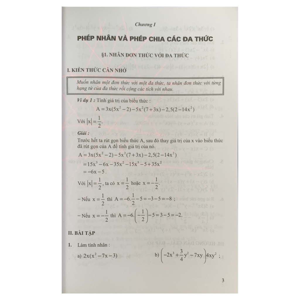 Sách - Ôn tập Đại số lớp 8