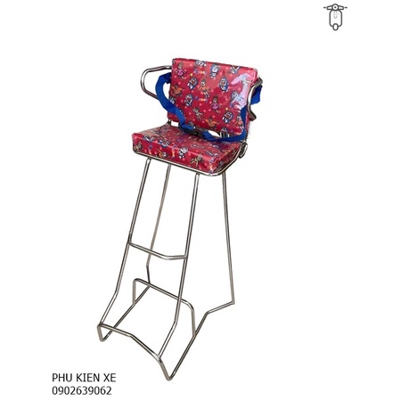 Ghế Đi Xe Máy Tựa Lưng Có Vòng Cho Bé