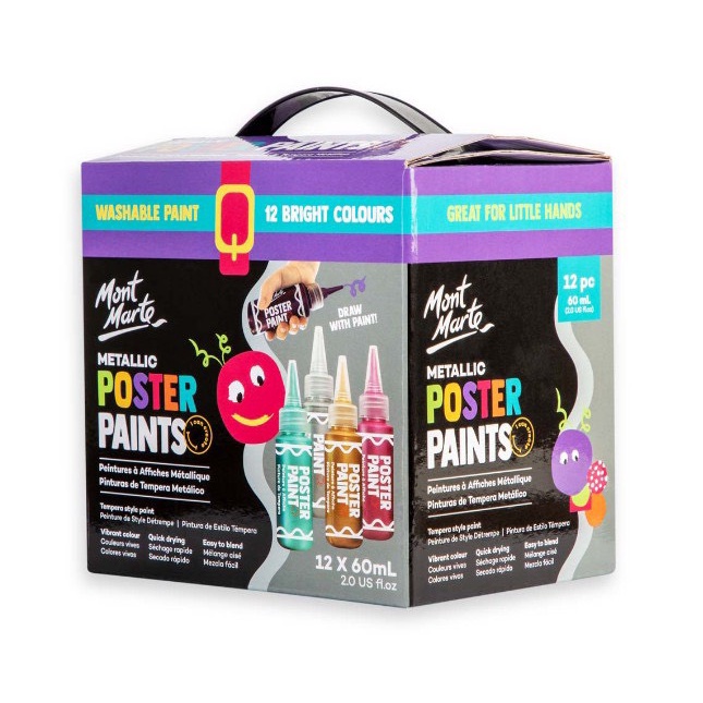 Màu Nhũ Poster Mont Marte 60ml - Metallic Poster Paints