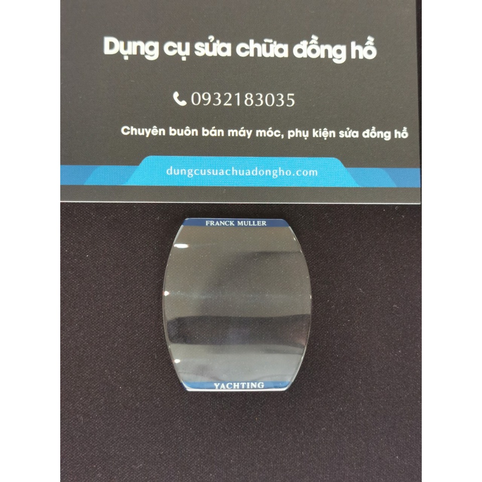 Mặt kính cong bầu dục đồng hồ Franck muller
