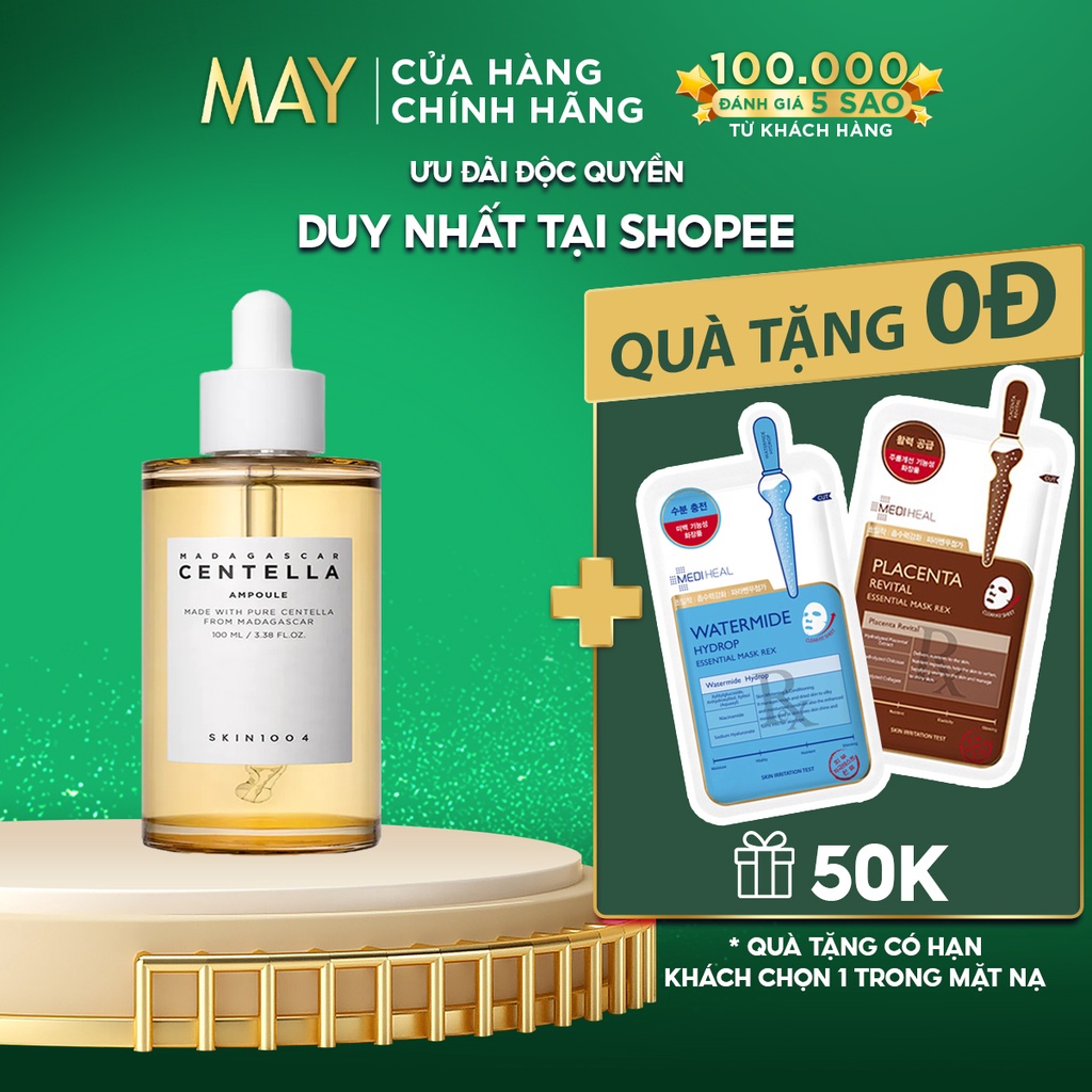 Tinh Chất Giảm Mụn, Mờ Thâm, Làm Dịu Và Phục Hồi Da Skin1004 Madagascar Centella Ampoule 100ml
