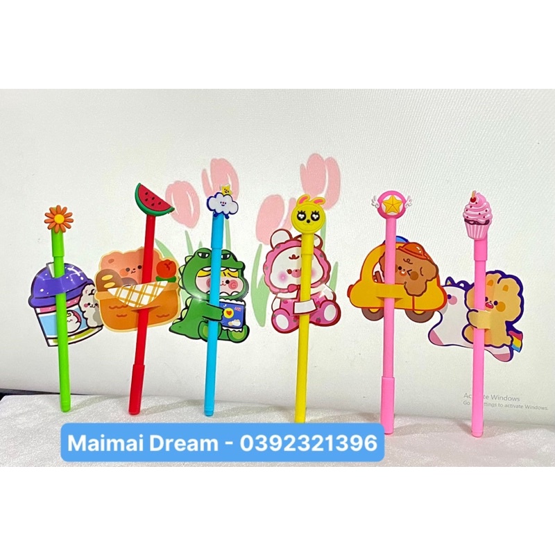 Giấy cắm kẹo cute (set 60c đủ 6 mẫu)