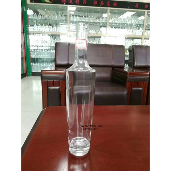 Chai thuỷ tinh đựng rượuu sang trọng CD 500ml