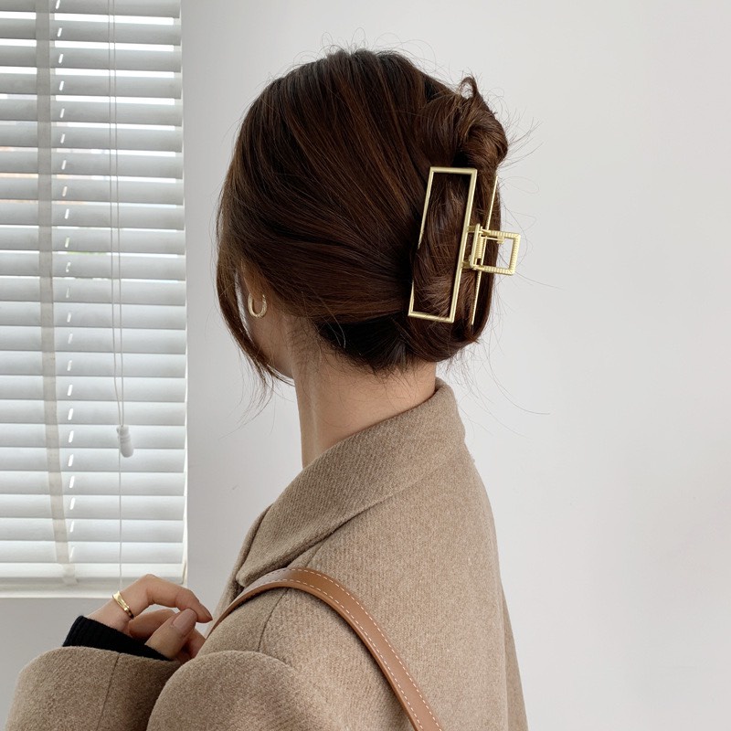 Kẹp Tóc Kim Loại Nữ Phong Cách Hàn Quốc Thời Trang Sành Điệu