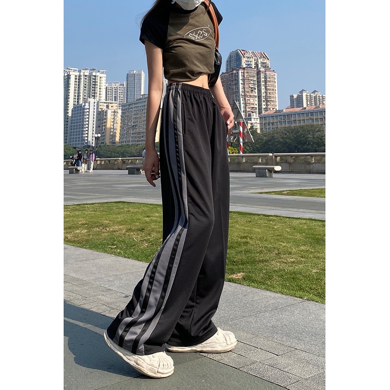 Quần Dài Ống Rộng Phong Cách Hàn Quốc Năng Động Trẻ Trung Dành Cho Nữ
