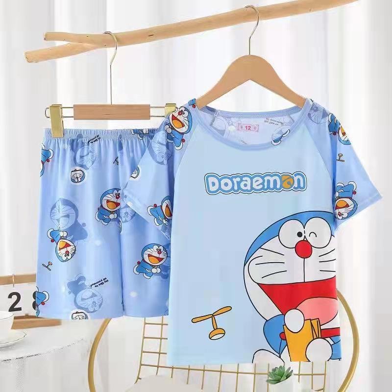 Bộ hình 3d vải thun lạnh mịn mát nhiều mẫu cho bé gái mẫu mới