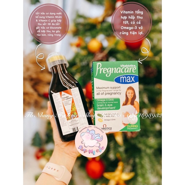 Vitamin Tổng Hợp Cho Mẹ Bầu Vitabiotics Prenacare Max date 7/2024