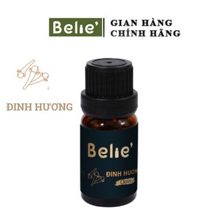 Tinh dầu đinh hương 10ml Belie- Clove Essential oil xông phòng, khử mùi, đuổi muỗi
