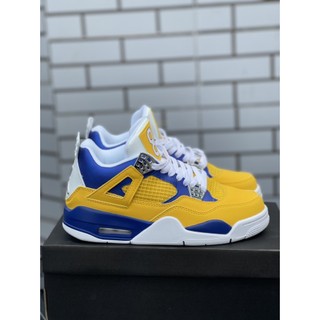 Giày Jordan 4 phối màu vàng xanh navy bản cao cấp nhất