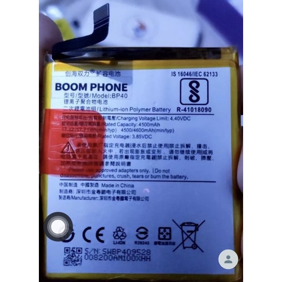 Pin dung lượng cao Redmi K20 Pro /Mi 9T Pro Bp40 4500mah