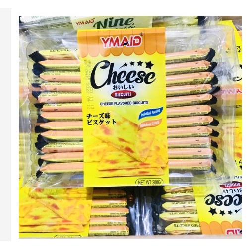 Bánh quy vị rau củ và phomai Ymaid/ Super Viviga HongKong 288g, bánh ăn kiêng, bánh cho người tiểu đường date mới