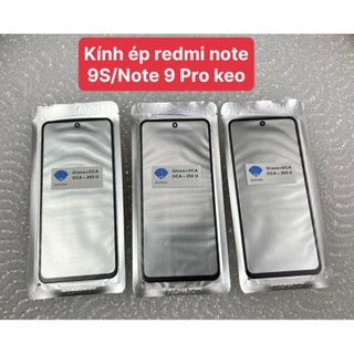 Kính ép xiaomi redmi note 9 pro/Note 9s