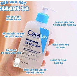 Sữa rửa mặt Cerave RENEWING SA CLEANSER