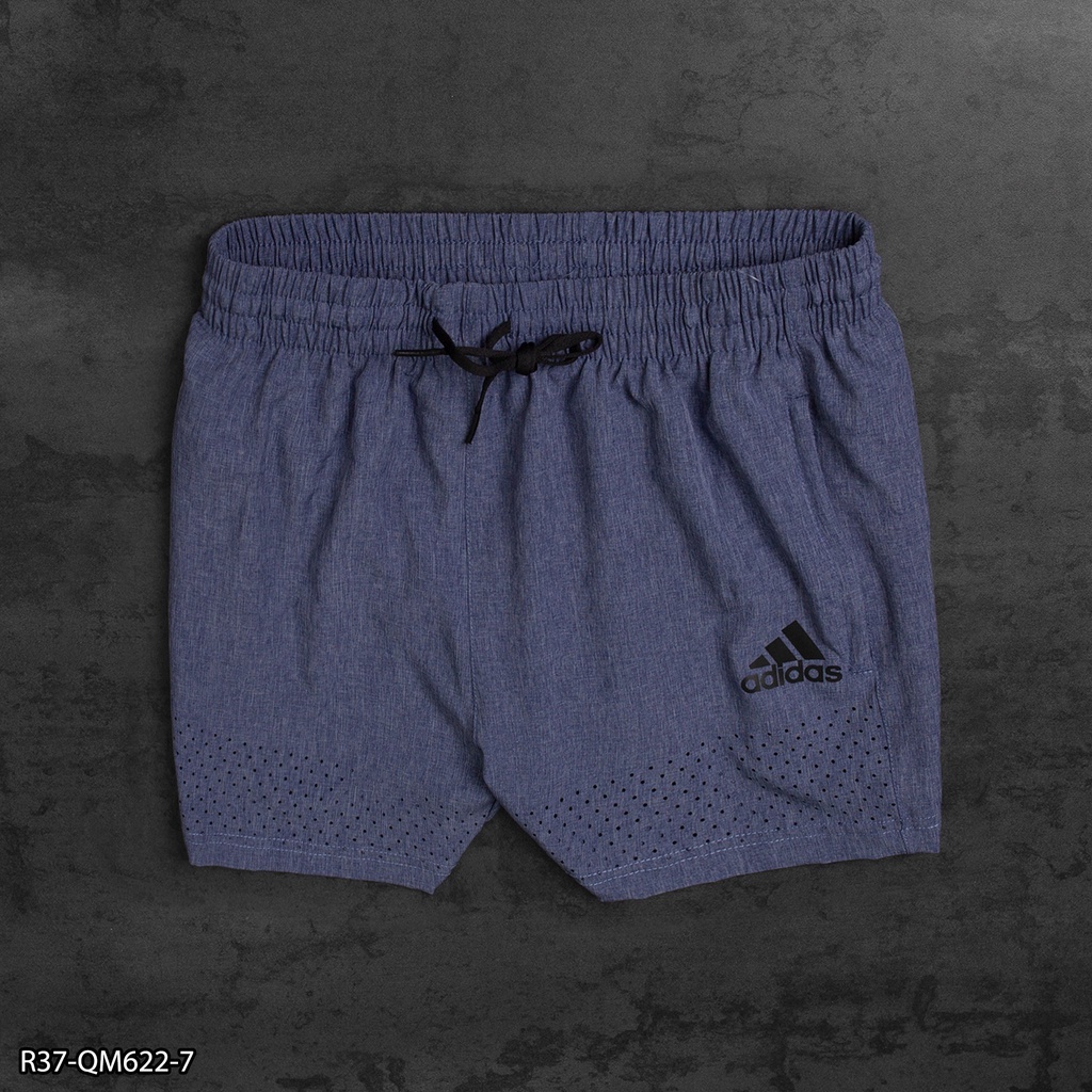 Quần short thể thao/ quần tập gym 2 lớp form trên gối tôn dáng, chất vải mịn mát R37