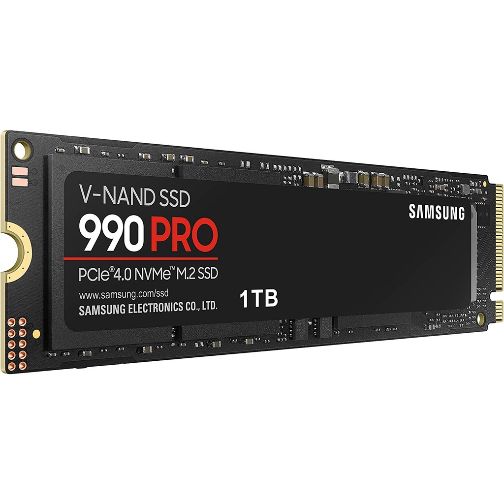 Ổ cứng SSD Samsung 990 PRO 1TB PCIe Gen 4.0 x4 NVMe V-NAND M.2 2280 (MZ-V9P1T0BW) BH 5 Năm | BigBuy360 - bigbuy360.vn