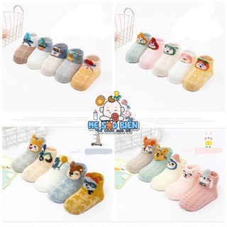 Set 5 tất vớ cho bé trai bé gái