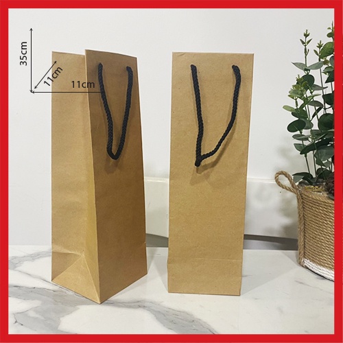01 TÚI GIẤY KRAFT DÀI  11 X 35 X 11 CM