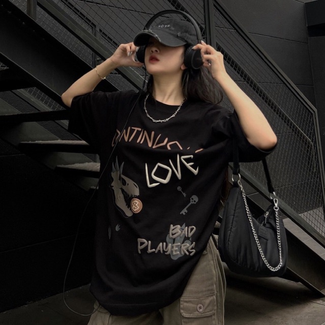 Áo thun Continuous - CTNS - DINOSAUR/ Black