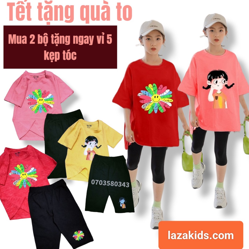 Quần áo bé gái 8 TUỔI ☑️ đồ bộ đi học cho bé gái ☑️ thời trang bé gái xinh dễ thương 20kg-50kg TILAFASHION