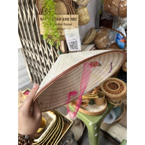 Nón lá, nón trang trí nón múa hát trẻ em, nón decor, nón người lớn nón lá shop Mây tre đan Anh Thư loại đẹp