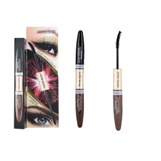 Mascara chuốt mi 2 đầu Sivanna 2 màu Super Model