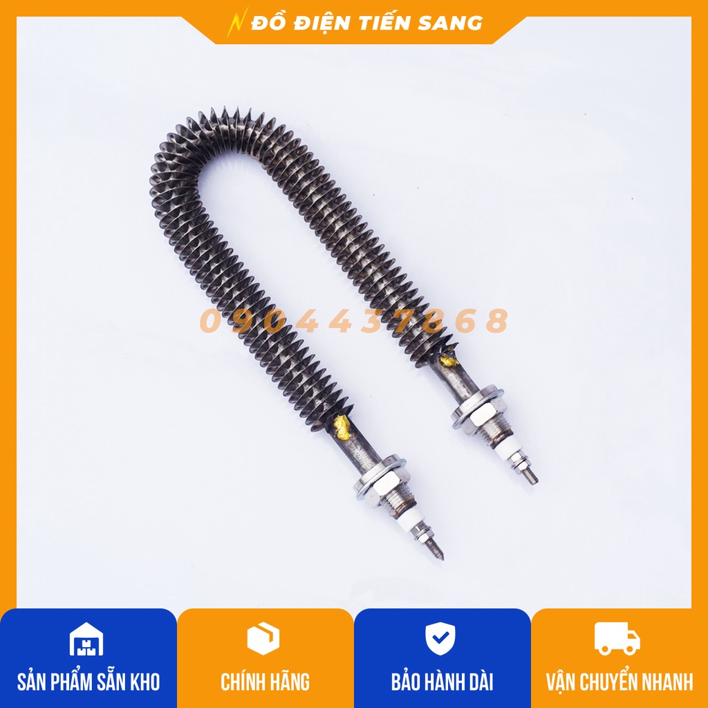 Điện trở sấy khô chữ U có cánh tản nhiệt tốt dùng để sấy khô, sấy quần áo, bánh mì, vải các loại