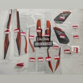 Tem air blade 110 thailand đen cam