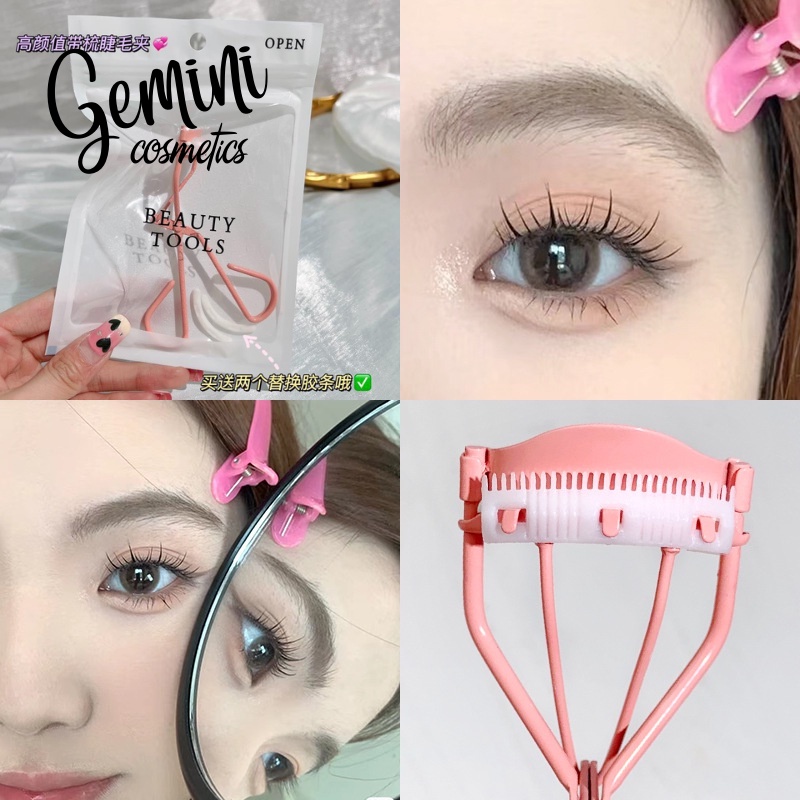 Kẹp Bấm Lông Mi Nhỏ Dưới Góc Siêu Cong Tự Nhiên Dưỡng Dài Và Dày Đuôi Có Răng Cưa Chất Liệu Tháp Carbon Không Gỉ Di Động
