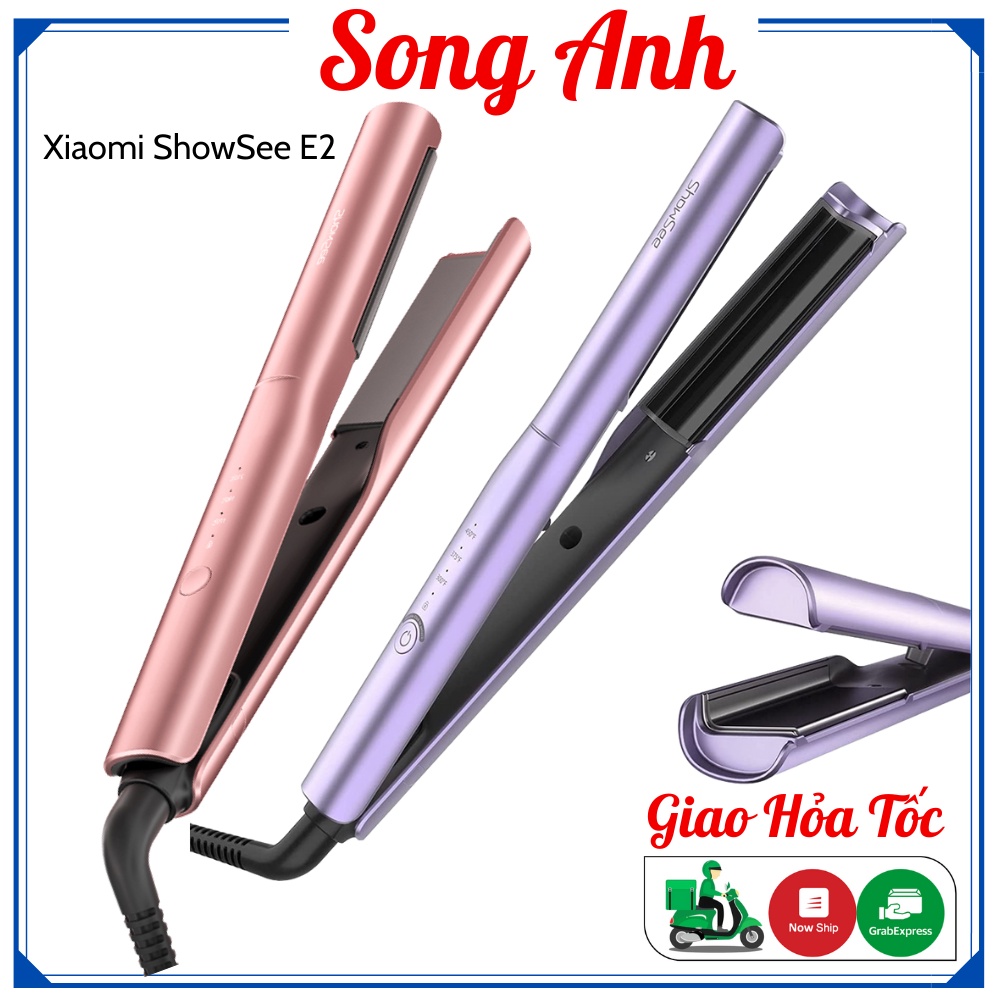 Máy Làm Tóc Xiaomi SHOWSEE E2 Duỗi Tóc, Kẹp Thẳng, Ép Tóc, Uốn Cụp, Làm Tóc Xoăn Lọn Đa Năng - Bảo hành 12 tháng