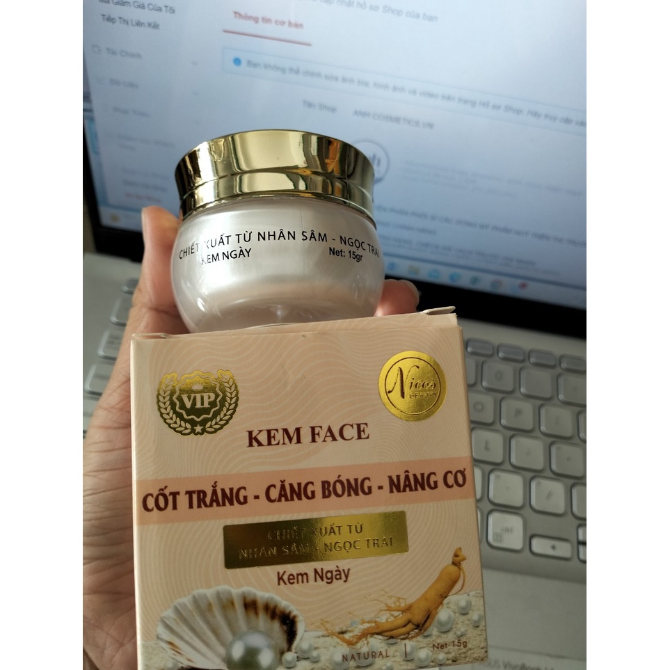 Kem Dưỡng Da Ban Ngày Nikos Thanh Nhi Căng Bóng Nâng Cơ
