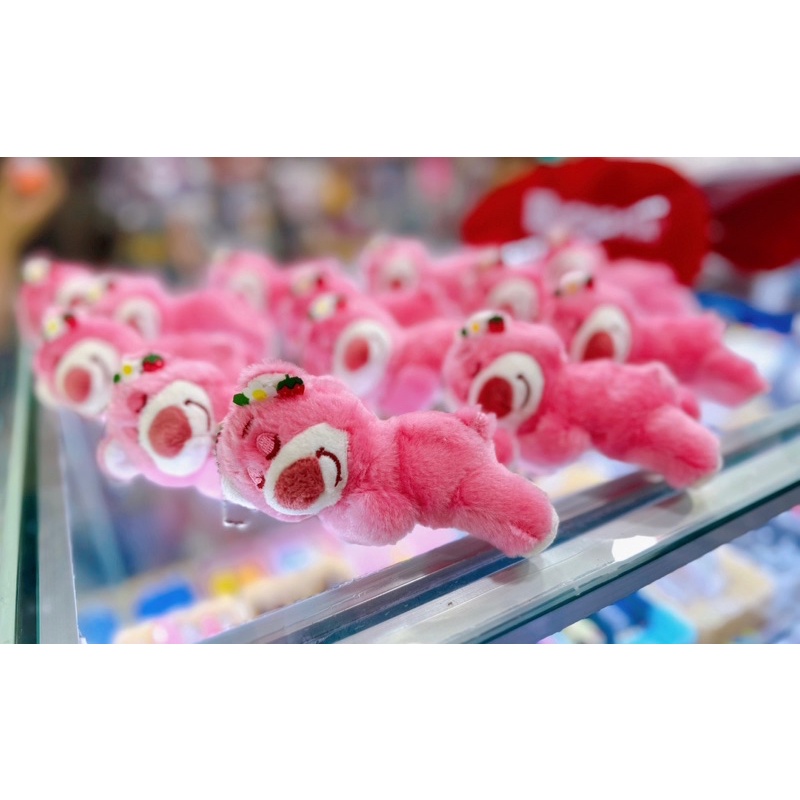 Móc Khoá Gấu Dâu Lotso Bear Bông 12cm Siêu Cute