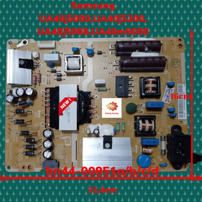 Bo nguồn tivi samsung ua40j5000,40j5200,40j5008,ua40m5000,mã bn44-00851a/b/c/d,dthoangduong